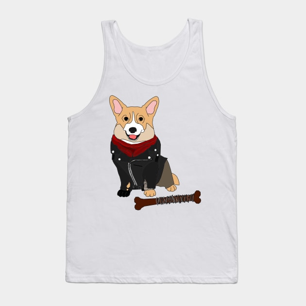 Corgi-Negan Tank Top by gageef